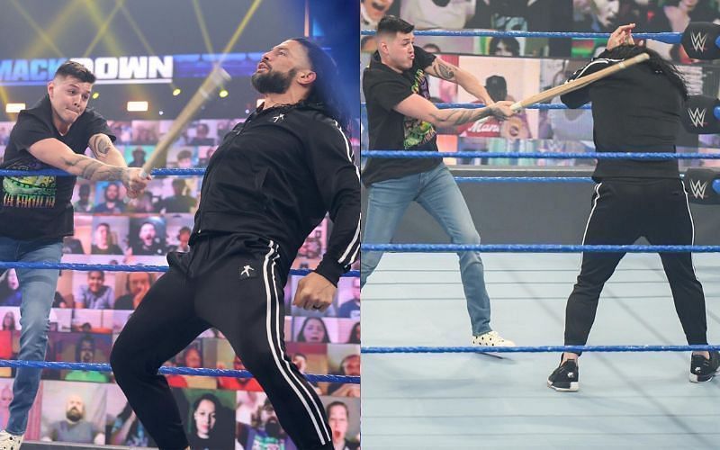 Dominik Mysterio knows a thing or two about surprising Roman Reigns on WWE SmackDown