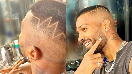 Hardik Pandya's new look