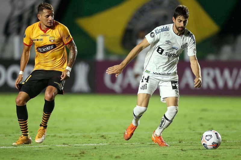 Santos and Juventude lock horns at the Urbano Caldeira Stadium on Sunday