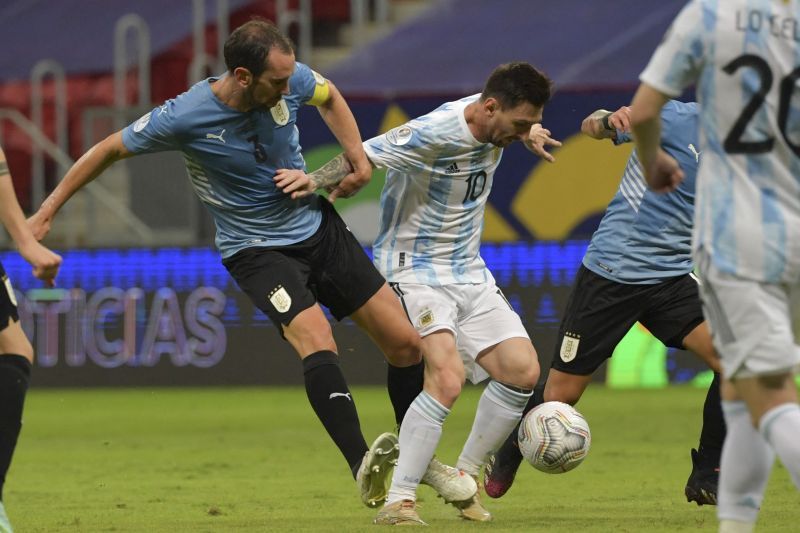 Argentina recorded their first win at the 2021 Copa America against Uruguay
