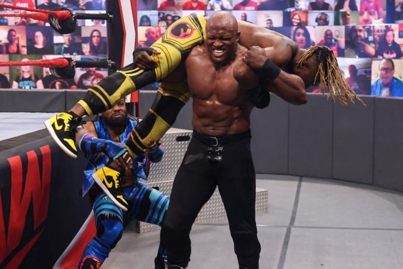 Kofi Kingston pinned Bobby Lashley.