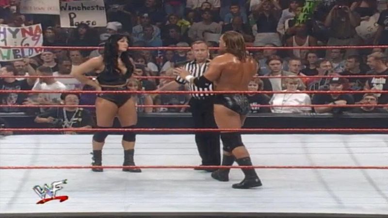 Chyna defeated Triple H