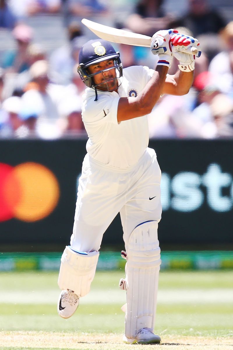 Mayank Agarwal in action for Team India.