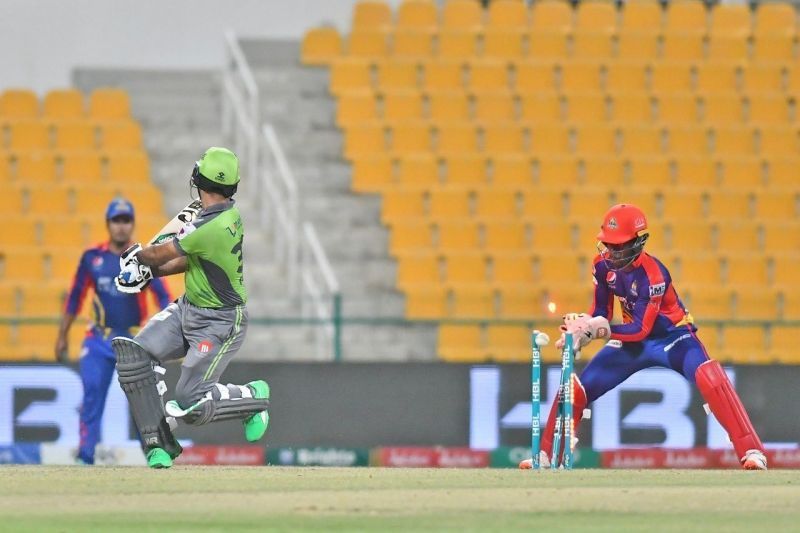 Karachi Kings defeated Lahore Qalandars by seven runs in their previous game (Image credits: PSL/Twitter)