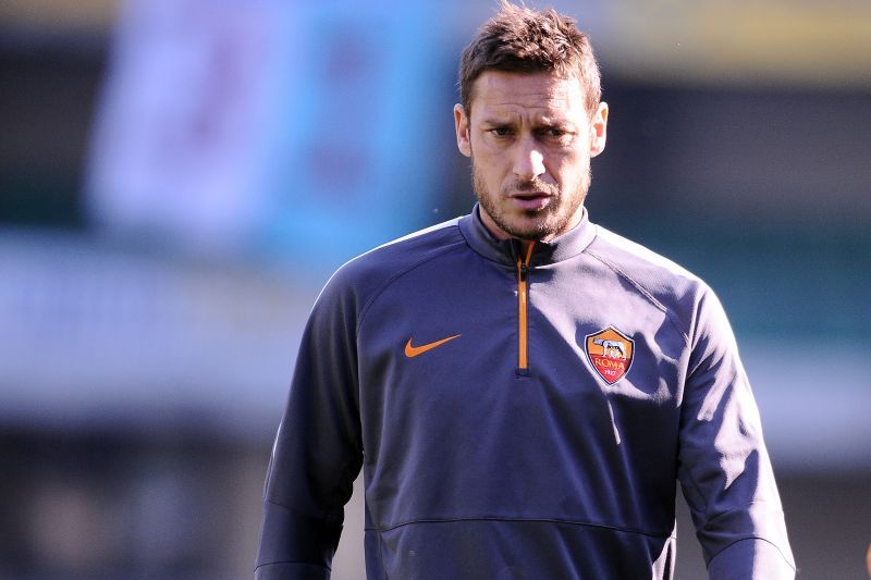 Francesco Totti brought international values to his club career with AS Roma