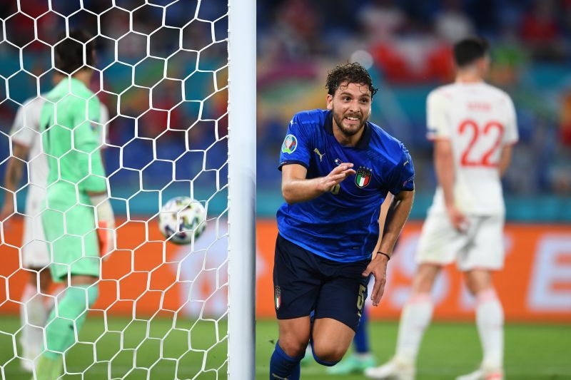 Manuel Locatelli's double fired Italy into the knockout stages of Euro 2020