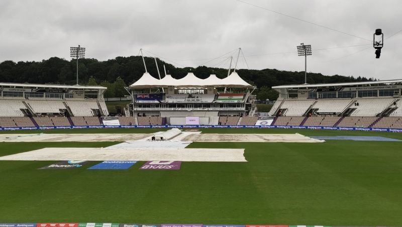 Rain has delayed start of play on Day 4 in Southampton. Pic: BCCI