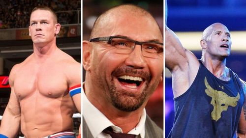 Batista isn't too keen on working with John Cena or The Rock