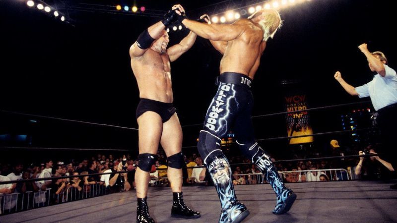 Hulk Hogan and Goldberg never met in a WWE ring