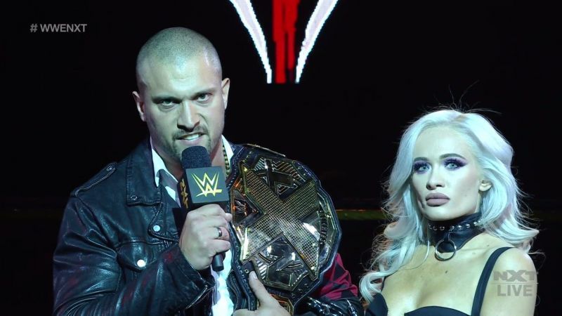 Karrion Kross (w/Scarlett) is a two-time NXT Champion