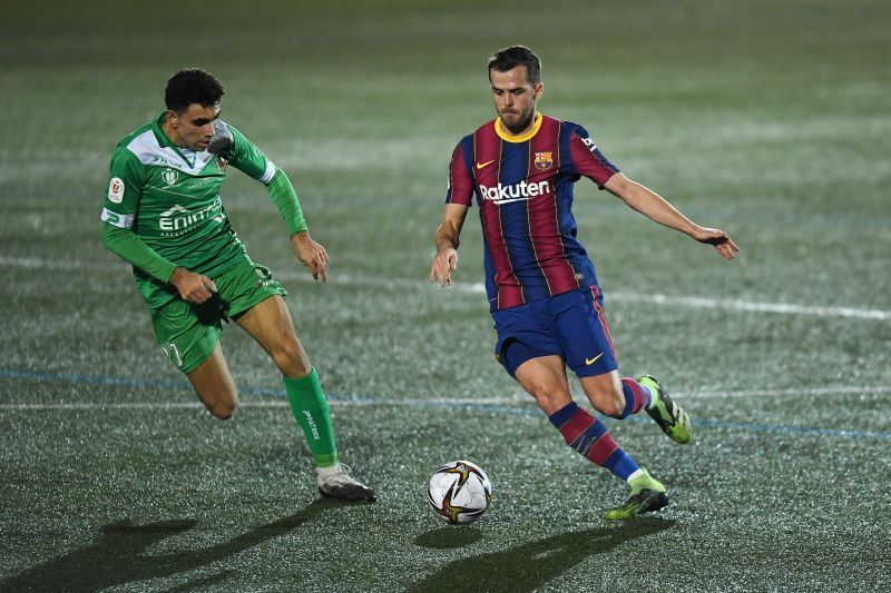 Miralem Pjanic has struggled in Spain. (Photo by Alex Caparros/Getty Images)