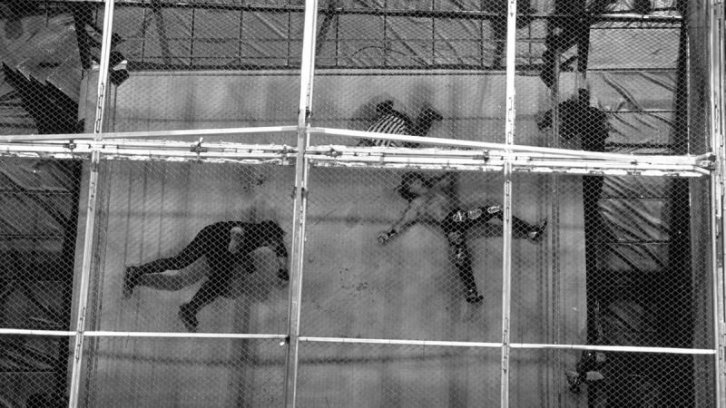 Undertaker and Shawn Michaels competed in the first-ever Hell in a Cell match