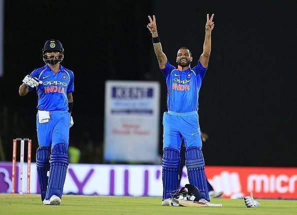 Shikhar Dhawan and Virat Kohli&#039;s partnership took India to an easy win