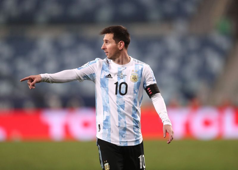 Messi reacts during Argentina&#039;s 4-1 victory over Bolivia