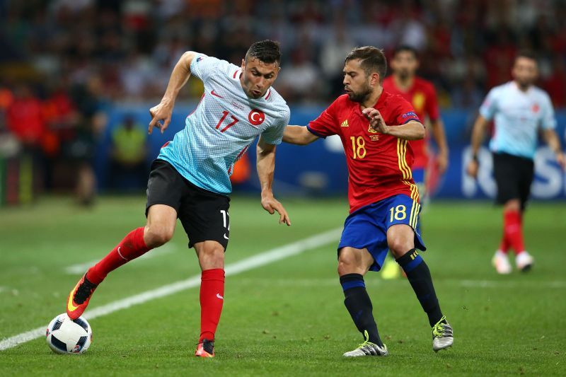 Turkey's Burak Yilmaz(left) can make a significant impact in the Euro 2020