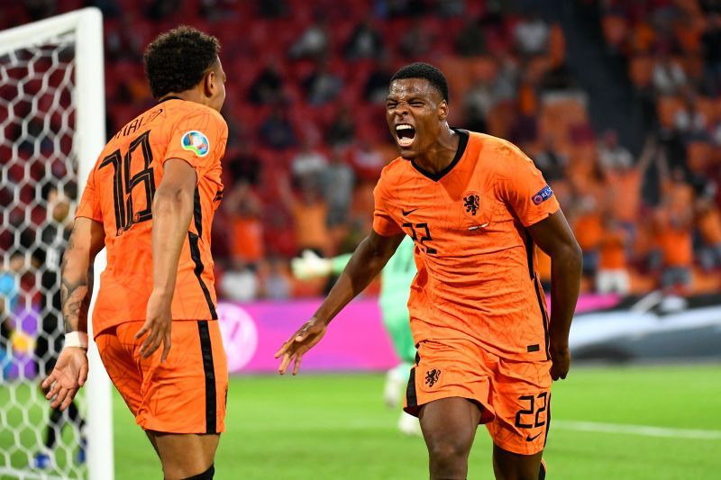 Denzel Dumfries was on the scoresheet again for Netherlands.