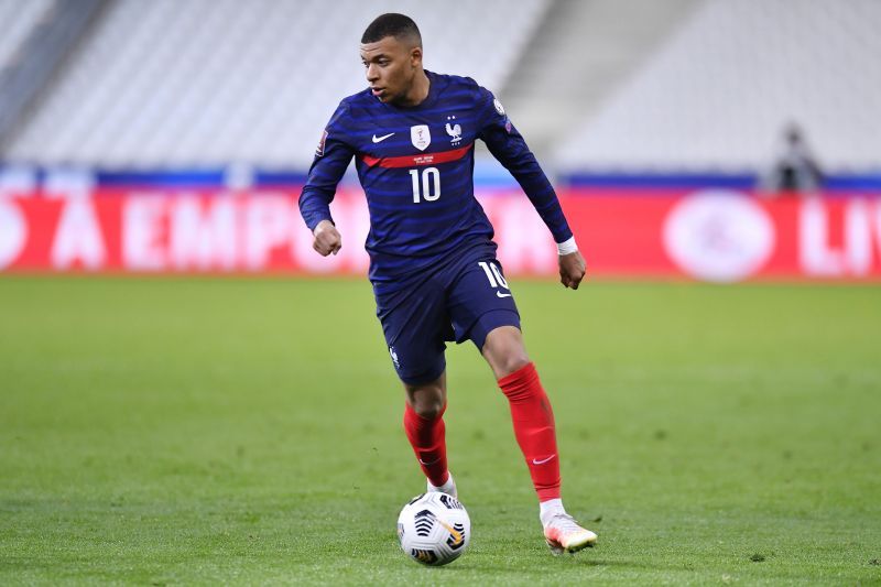 Kylian Mbappe will line up in attack for France at Euro 2020