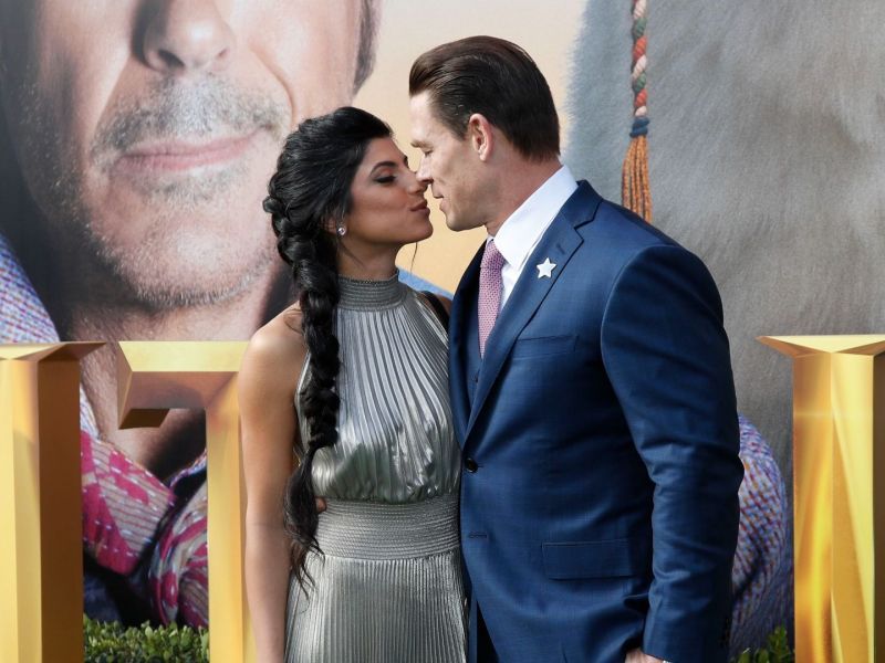 John Cena and his wife Shay Shariatzadeh