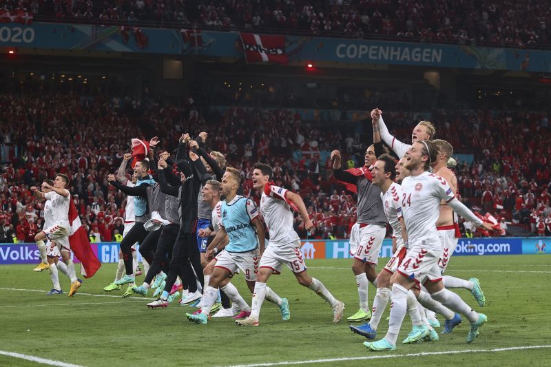 Denmark produced a sensational display against Russia to qualify for the knockout stages of Euro 2020