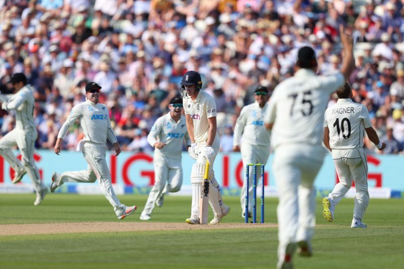At the end of Day 3, England have a slender lead of 37 runs with just a wicket remaining