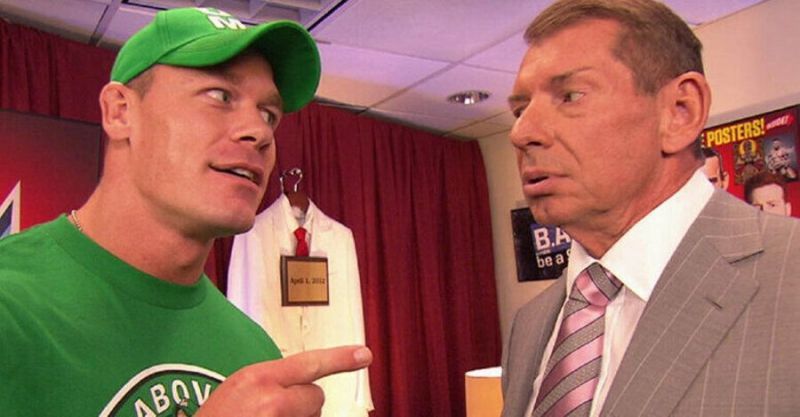 John Cena and Vince McMahon