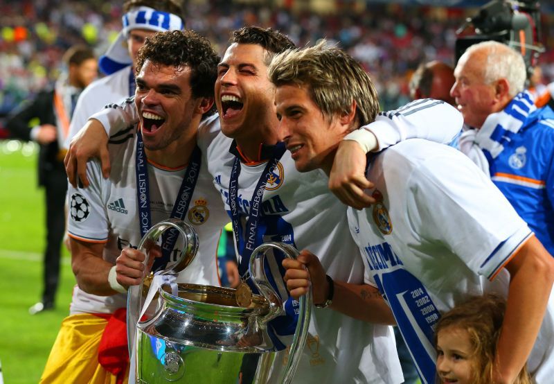 Fabio Coentrao (right)