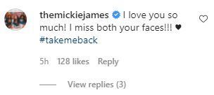 Mickie James' response