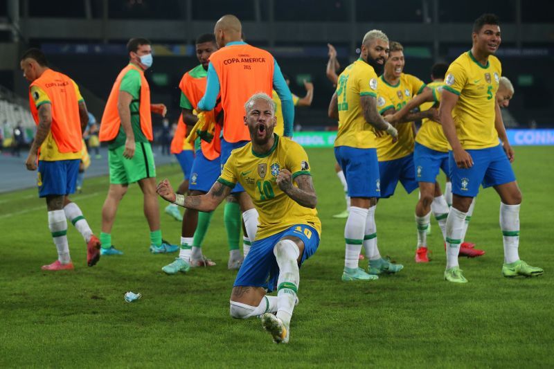 Brazil secured a 2-1 victory over Colombia