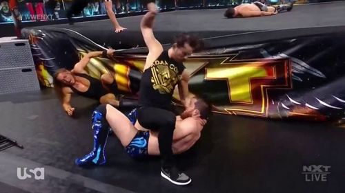 Adam Cole focusing his attack on Kyle O'Reilly