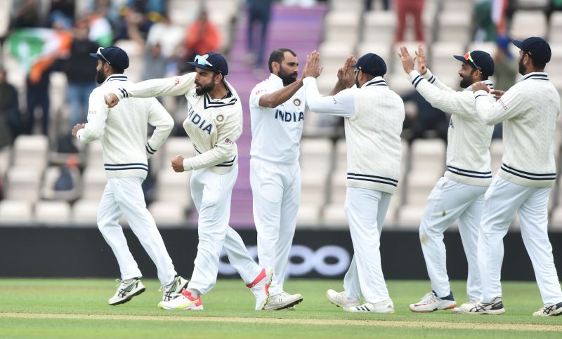 India has pegged New Zealand back in the first session
