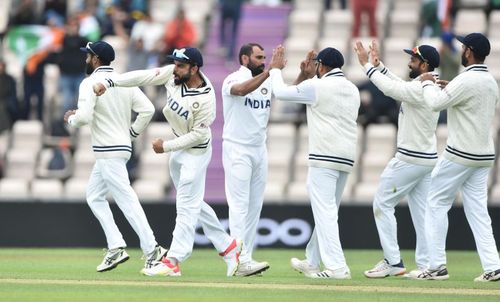 India has pegged New Zealand back in the first session