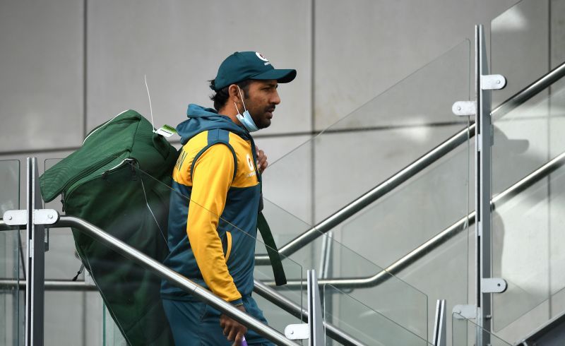 Sarfaraz Ahmed in action during a Pakistan Nets Session