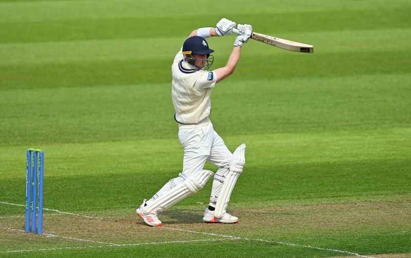 Jordan Cox in the County Championship. Image courtesy Getty Images.