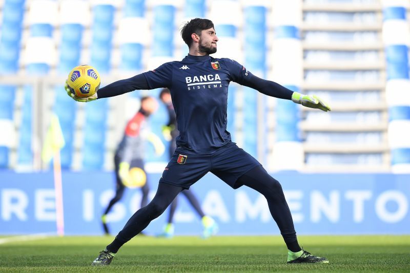 Perin in action fro Genoa