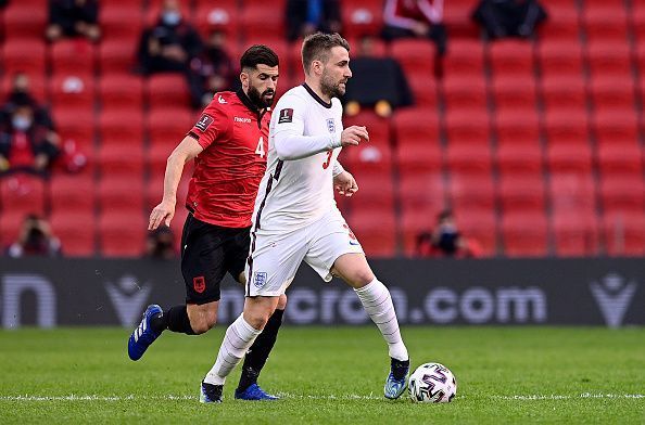 Luke Shaw is coming on the back of a strong season with Manchester United