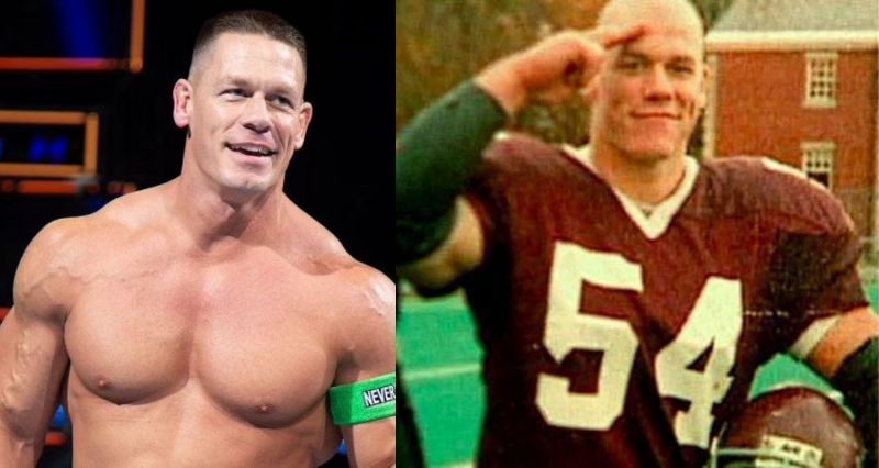 John Cena was a football player before he arrived in the world of wrestling