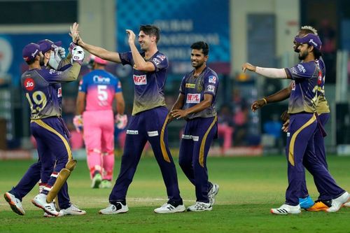 Pat Cummins led the Kolkata Knight Riders' pace attack in the first phase of IPL 2021 (Image Courtesy: IPLT20.com)