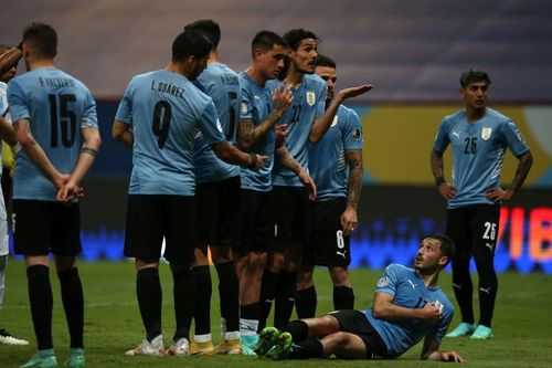 Uruguay play Paraguay on Monday