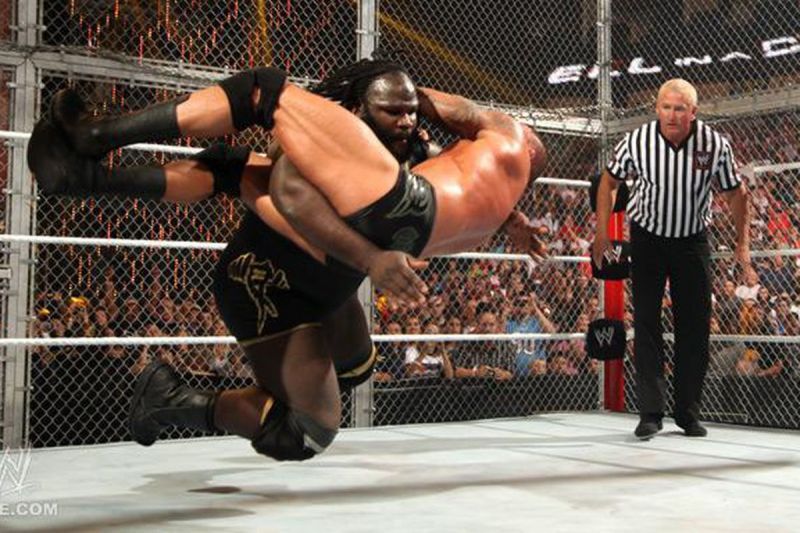 Mark Henry defeated Randy Orton at Hell in a Cell in 2011.