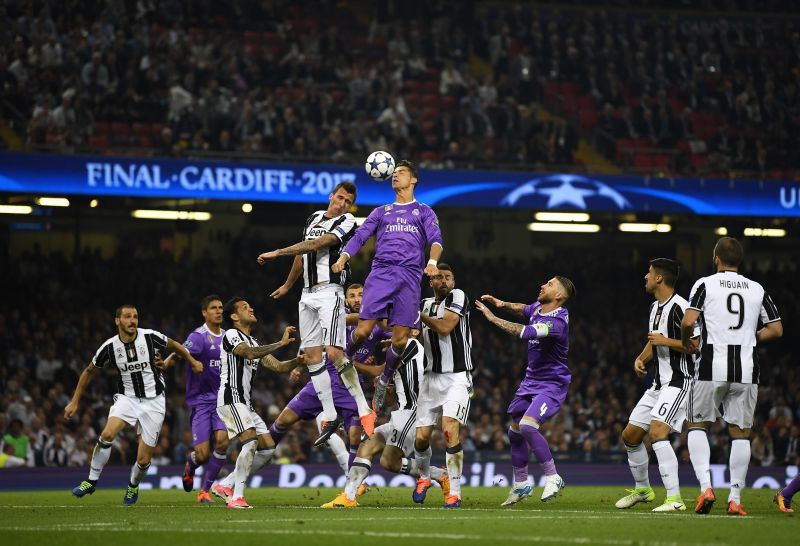 Cristiano Ronaldo&#039;s leap is quite the thing to behold