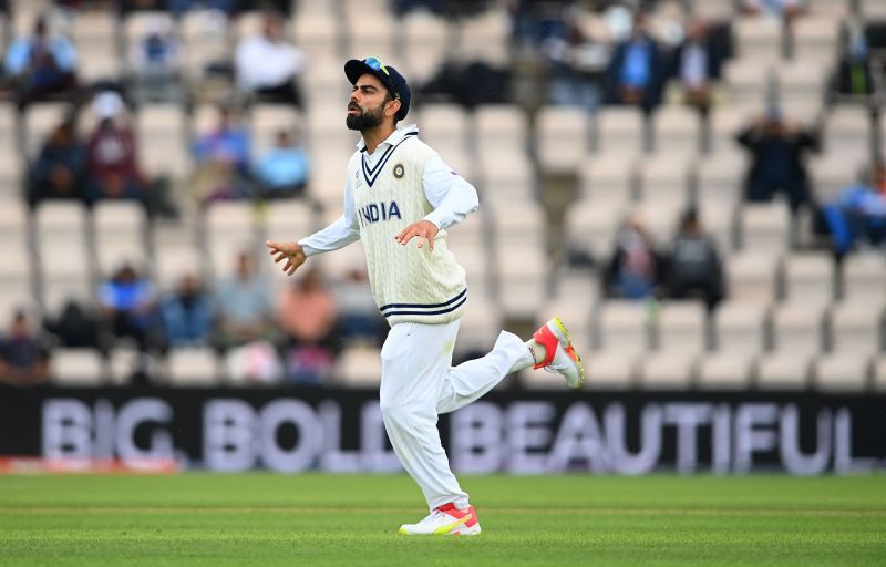 Virat Kohli in action during Day 3 of the WTC Final