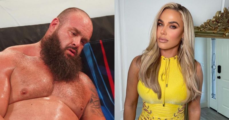 Braun Strowman and Lana.