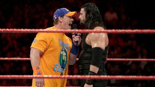 John Cena and Roman Reigns