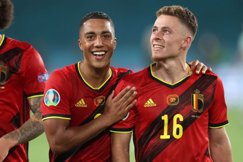 Belgium found themselves a hero in Thorgan Hazard (right)