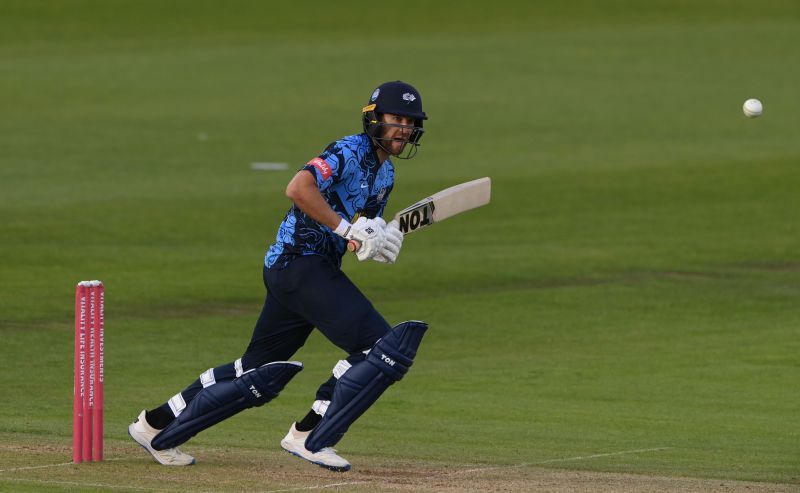 Malan in action in Durham Cricket v Yorkshire Vikings - Vitality T20 Blast