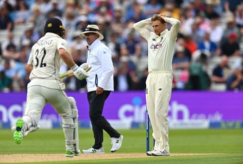 England captain Joe Root himself sent down 15 overs during New Zealand's first innings