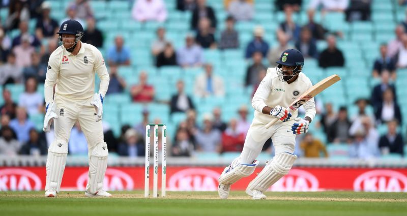 KL Rahul in action for the Indian team.