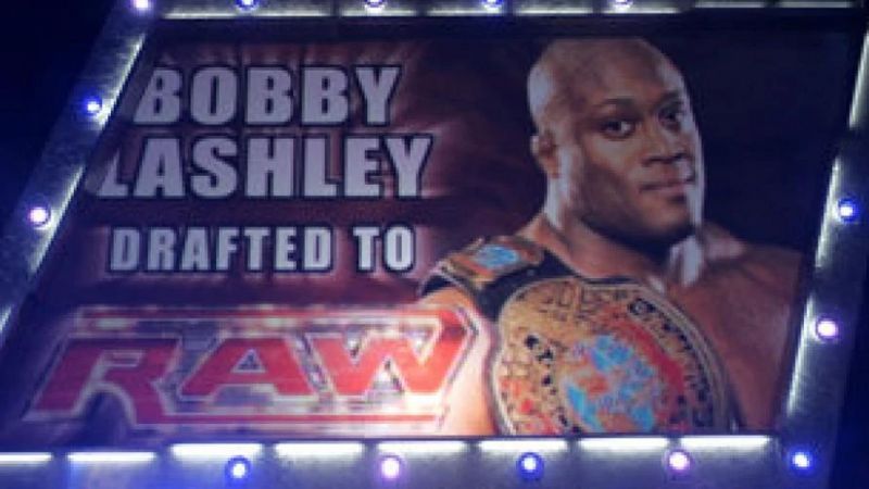 Bobby Lashley was drafted to Monday Night RAW as ECW Champion during the 2007 WWE Draft