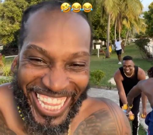 Chris Gayle. Pic: Chris Gayle/ Instagram