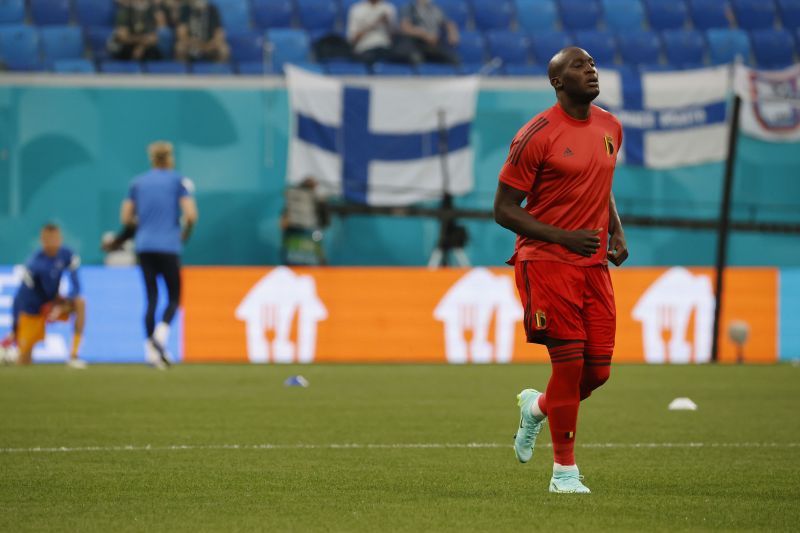 Romelu Lukaku scored his third goal of the tournament